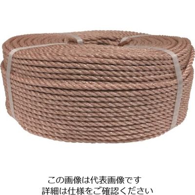 ユタカメイク ロープ PPロープ巻物 6φ×200m P6-200 1個 113-7009（直送品）