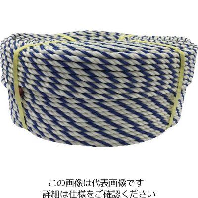 ユタカメイク ロープ PEロープ巻物 6φ×200m コンシロ PE-106 1個 113-7042（直送品）
