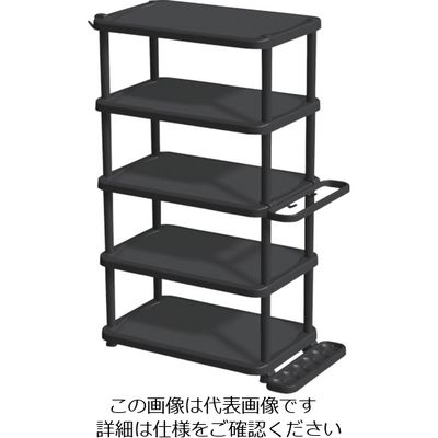 天馬 TENMA PRXくつ置けるん棚 5段ワイド 811000524 1台 122-2707（直送品）