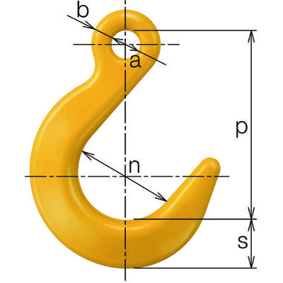 キトー KITO チェンスリング カナグ部材(アイタイプ) ファンドリフックHSF 基本使用荷重3.2t HSF10 1個 201-2125（直送品）