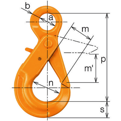 キトー KITO チェンスリング カナグ部材(アイタイプ) シングルフックHJJ 基本使用荷重5.2t HJJ13 1個 208-5016（直送品）