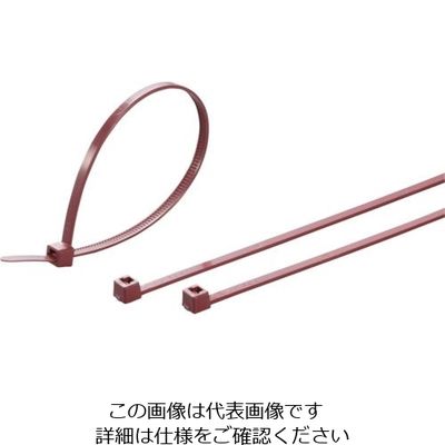 ヘラマンタイトン インシュロックタイ メタルコンテントタイ (100本入) あずき 幅3.5mm MCTS150-RUS 1袋(100本)（直送品）