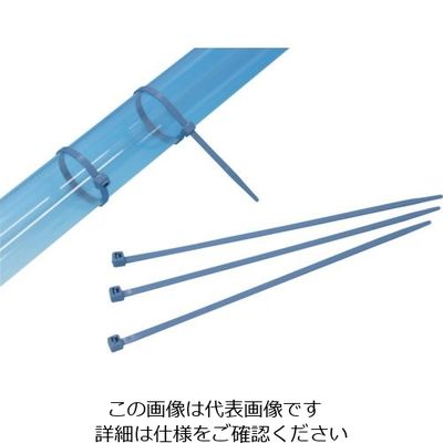 TYTON インシュロックタイ メタルコンテントタイ (100本入) 青 幅4.7mm MCTS200-PP 1袋(100本)（直送品）