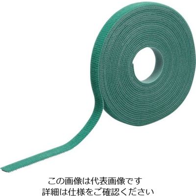 ヘラマンタイトン インシュロックタイ グリップタイ ロールタイプ 緑 幅10mm GTR-GRN-5W10 1巻 118-0210（直送品）