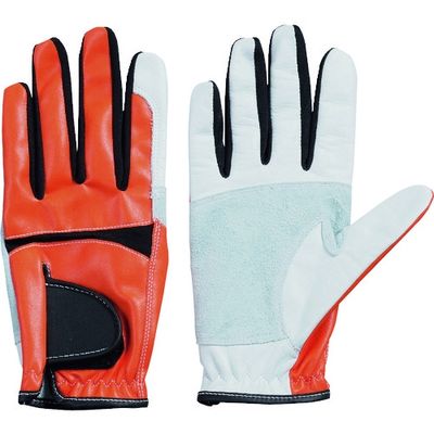 富士グローブ QTー103 オレンジ L カルテット 3654 1双 167-3162（直送品）