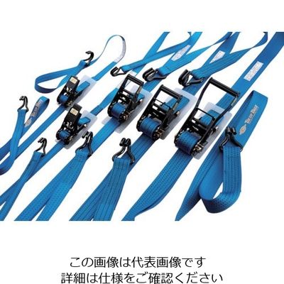 トーヨーセーフティ トーヨーセフティ 両端フック金具付き 50mm幅 固定側1m×調節側5m NO.5040H-5.0M 1本（直送品）
