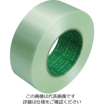 SLIONTEC 仮止め・結束テープ フィラメンテープ ホワイト 25mm×50m 厚さ0.19mm 911000-20-25X50 1巻（直送品）