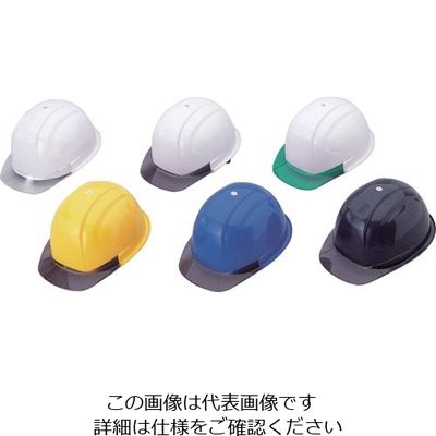 トーヨーセーフティ トーヨーセフティ ひさし透明ヘルメット 紺 NO.370F-OT-G-NY 1個 118-3017（直送品）
