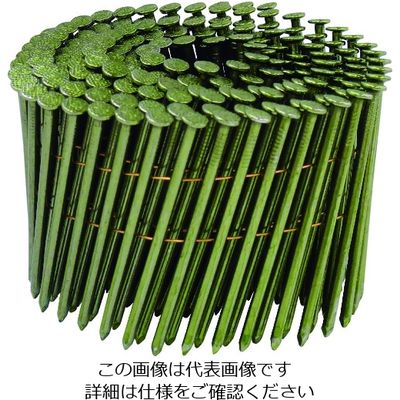 ダイドーハント DAIDОHANT ワイヤー連結カラーN釘 DFC34ー75N キミドリ 00024242 1ケース(2000本)（直送品）