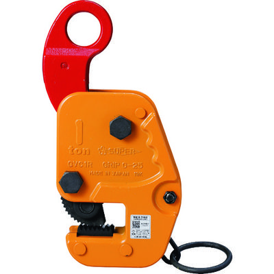 スーパーツール スーパー 縦・横兼用吊りクランプ 基本使用荷重(縦・横):1t GVC1R 1台 206-6781（直送品）