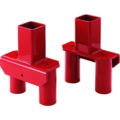 長谷川工業 ハセガワ アルミ運搬車イットン台車用連結金具(17583) 連結パイプ取付用 NAC-J2P 1組 205-9254（直送品）