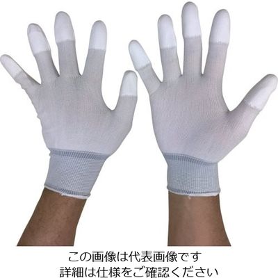 勝星産業 勝星 指先フィットライナー白10双組 L T281L 1セット(50双:10双×5組) 808-6777（直送品）