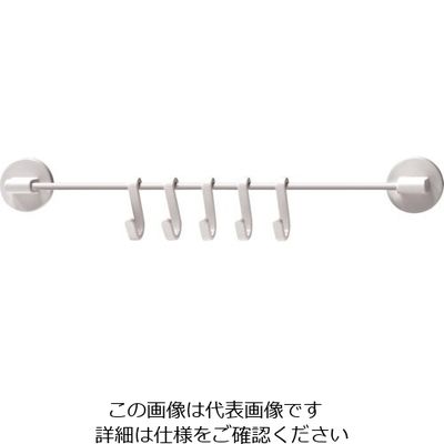 アスベル ウィル ラックスMG 5連フック(マグネット) 582693 1セット(36個) 121-9467（直送品）