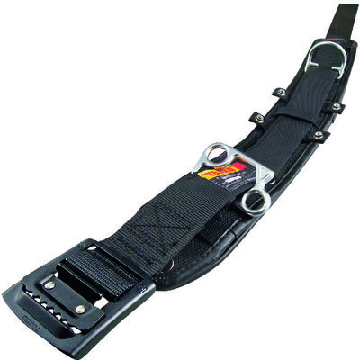 TJMデザイン タジマ ワークポジショニング用胴当てベルトカーブ アルミワンフィンガーバックル黒 Sサイズ WCXD1-ABCS 1本（直送品）