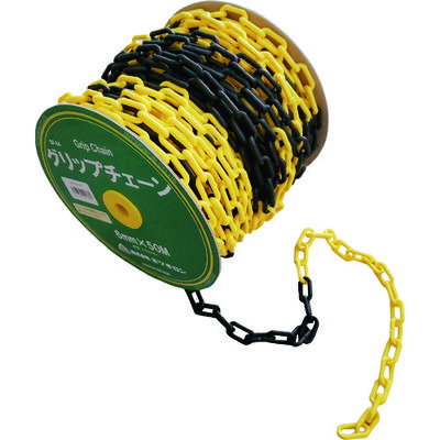 ミツギロン グリップチェーン6mm トラ SFー64ーYB 1巻 200-1499（直送品）