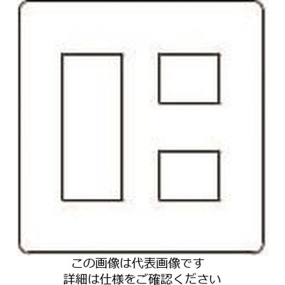 パナソニック Panasonic フルカラー新金属プレート2型5コ用 WN6505K 1個 158-9383（直送品）