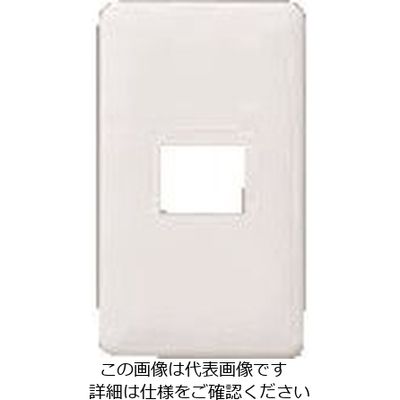 パナソニック Panasonic フルカラーモダンプレート1コ用 WN6001SW 1セット(10個) 159-4107（直送品）
