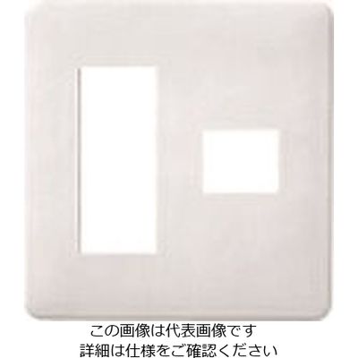 パナソニック Panasonic フルカラーモダンプレート3+1コ用 WN6074SW 1セット(10個) 159-2569（直送品）