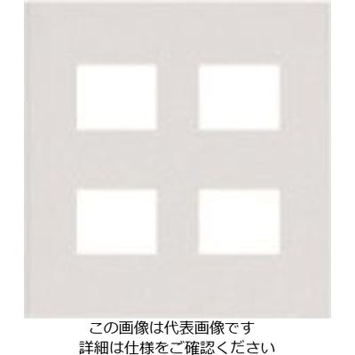 パナソニック Panasonic ワイド21コンP簡易耐火4コ用(2+2) WTF8704W 1セット(10個) 157-5136（直送品）