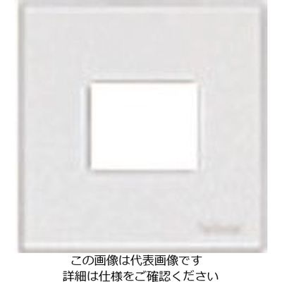 パナソニック Panasonic コスモシリーズミニコンセントプレート WTF8071W 1セット(10個) 157-3522（直送品）