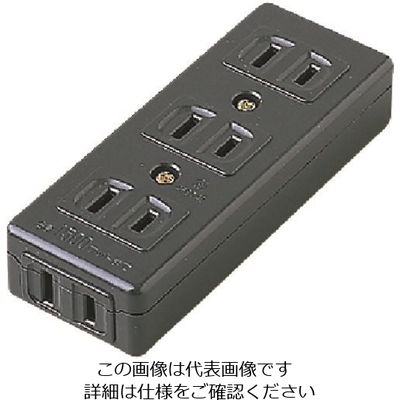 パナソニック Panasonic ベターテーブルタップ 4コ口 ブラック WH2164KBP 1セット(5個) 144-6809（直送品）
