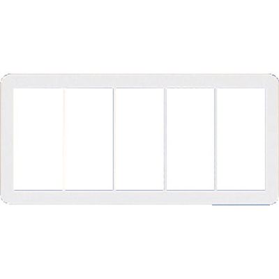 パナソニック Panasonic ワイド21プレート5レン WTC7105W 1個 157-3519（直送品）