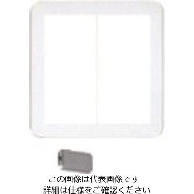 パナソニック Panasonic ワイド21簡易耐火スイッチプレート WTC7322W 1セット(10個) 159-0914（直送品）