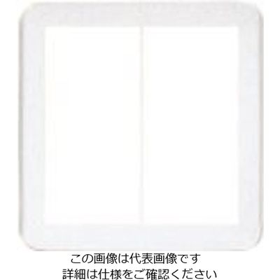 パナソニック Panasonic ワイド21簡易耐火スイッチプレート WTC7326W 1セット(10個) 159-7177（直送品）