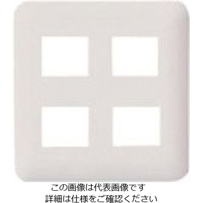 パナソニック Panasonic ワイド21コンP簡易耐火4コ用(2+2) WTF7704W 1セット(10個) 157-6740（直送品）