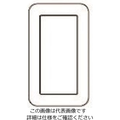 パナソニック Panasonic ワイド21腰高スイッチプレート1レン WTC7051W 1セット(10個) 157-5147（直送品）