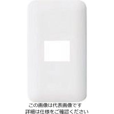 パナソニック Panasonic ワイド21簡易耐火コンセントプレート WTF7701W 1セット(10個) 158-9290（直送品）