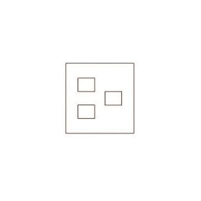 パナソニック Panasonic ワイド新金属コンP2型3コ用(2+1) WTF9273 1個 158-9281（直送品）