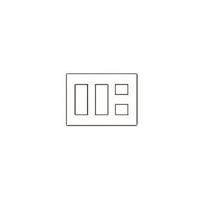 パナソニック Panasonic ワイド新金属コンP2型8コ用(3+3+2 WTF9208 1個 157-6765（直送品）