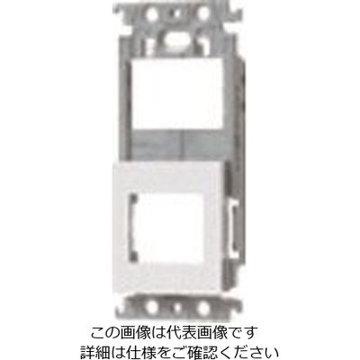 パナソニック Panasonic ワイド21絶縁取付枠(SW+コンセント) WTF37111W 1個 159-0860（直送品）