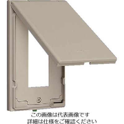 パナソニック Panasonic ワイド21防滴プレートコンセント3コ用 WTF7903 1セット(5個) 159-7158（直送品）