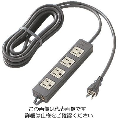 パナソニック Panasonic OAタップ(接地15A形)(5Mコード) WCH2354B 1個 158-0039（直送品）