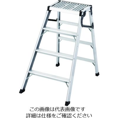 トラスコ中山 TRUSCO アルミ製折りたたみ作業台 H=1.0m WDT-100 1台 194-8984（直送品）