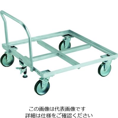 トラスコ中山 TRUSCO パレット台車 1トン用 1100x1100 ハンドル付 ストッパー付 PLK-10-1111HS 1台（直送品）