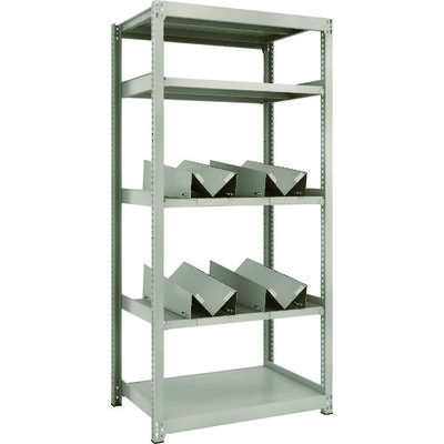 トラスコ中山 TRUSCO スチールラック M2型軽中量棚 860X600XH1800 缶受X4付 M2-6365-KU4 1台(1個)（直送品）