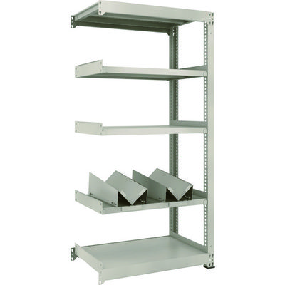 TRUSCO 一斗缶ラック スチールラック M3型中量棚 W900×D571×H1800 5段 連結 缶受×2付 M3-6365-KU2B（直送品）