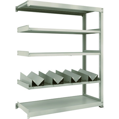 TRUSCO 一斗缶ラック スチールラック M3型中量棚 W1500×D571×H1800 5段 連結 缶受×4付 M3-6565-KU4B（直送品）