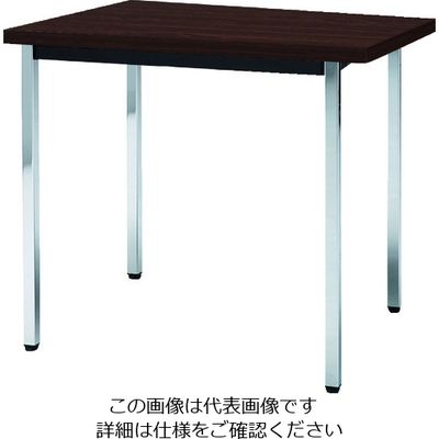 トラスコ中山 TRUSCO 会議用テーブル 900X900XH700 角脚 下棚無し ローズ TD0990-RO 1台 208-2214（直送品）