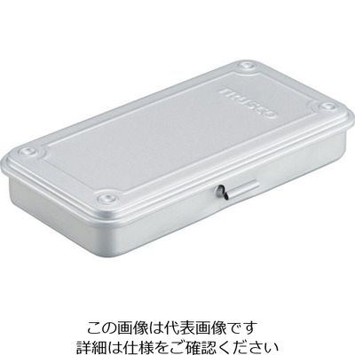 トラスコ中山 TRUSCO トランク型工具箱 203X109X35 シルバー T-19SV 1個 206-4698（直送品）