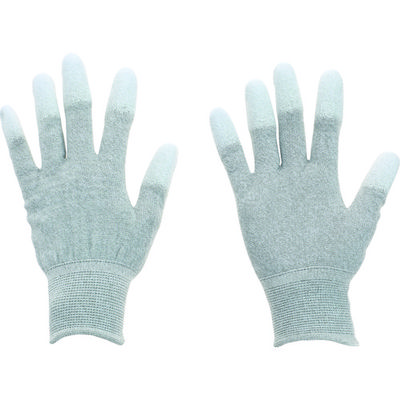 トラスコ中山 TRUSCO 静電気対策・銅繊維入ESD手袋 指先コートタイプ Sサイズ ESD-GFTS 1双 206-5325（直送品）