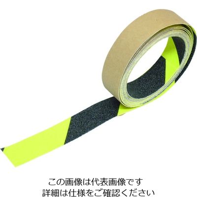 トラスコ中山 TRUSCO 蛍光ノンスリップテープ 屋外用 50mmX10m ゼブラ TKNS-5010 ZB 1巻 207-2884（直送品）