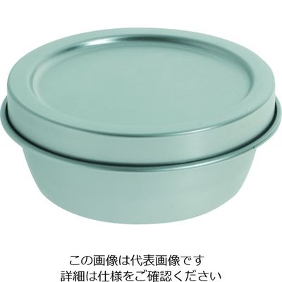 トラスコ中山 TRUSCO アルミ丸型容器 蓋付 123ΦX70 ARB-123 1個 206-7399（直送品）