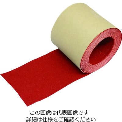 トラスコ中山 TRUSCO ノンスリップテープ 屋外用 100mmX5m レッド TNS-100R 1巻 207-1872（直送品）