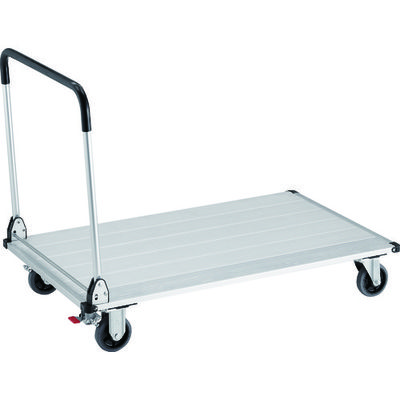 TRUSCO アルミ台車 アルパカート 300kgタイプ 折りたたみ 1200×720mm ストッパー付 AL31-1272S 1台（直送品）
