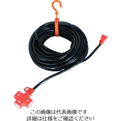 トラスコ中山 TRUSCO 抜け止めマルチタップ延長コード 20m TKC-ND20 1本 207-2450（直送品）