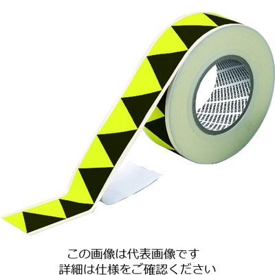 トラスコ中山 TRUSCO ギザギザラインテープ 50幅x50m 黄/黒 GZLT-5050YB 1巻 207-2484（直送品）